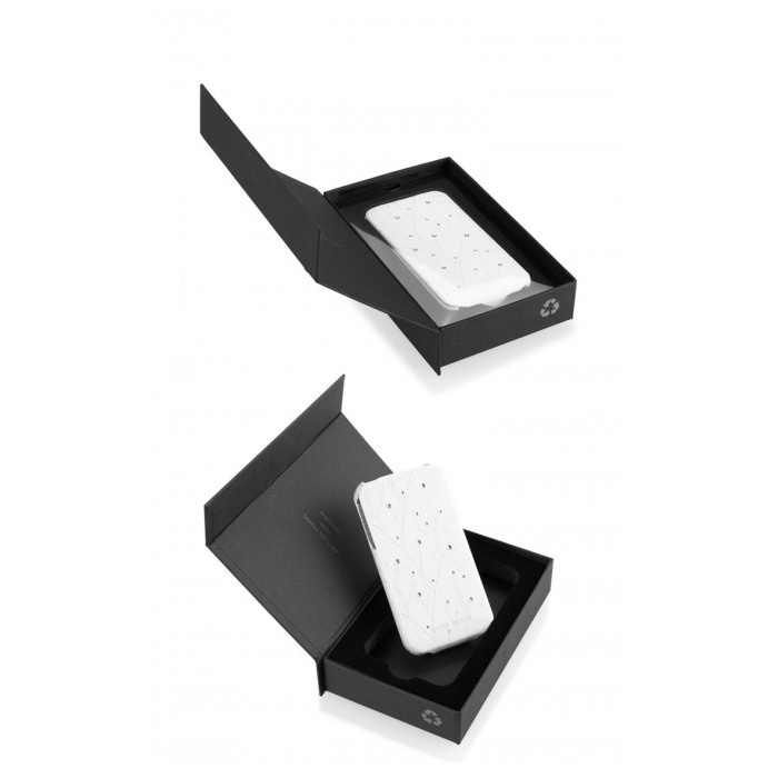 картинка Чехол SGP Leather Case Anne Rossi Series Sprout White for iPhone 4/4S (SGP08694) от магазина КомпьютерЦентр