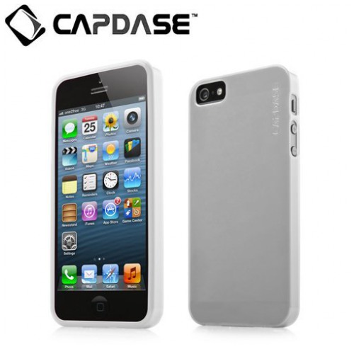 картинка Чехол Capdase Soft Jacket Lamina Case Tinted White for iPhone 5 (SJIH5-L202) от магазина КомпьютерЦентр