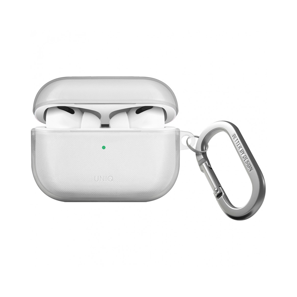 картинка Чехол Uniq Glase TPU Glossy Clear для AirPods Pro 2, прозрачный от магазина КомпьютерЦентр