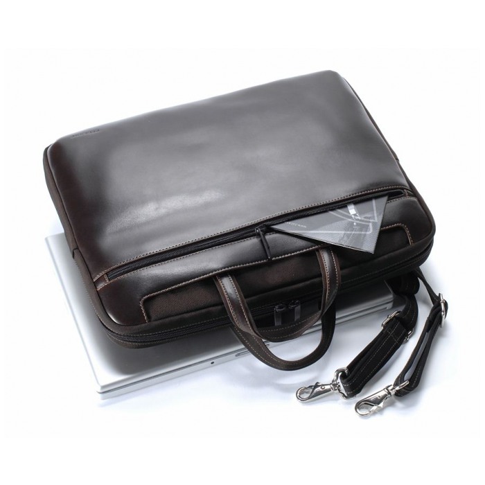 картинка Сумка Tucano Work out Large for Apple/PC 15.4″ Brown (WOSM-M) от магазина КомпьютерЦентр