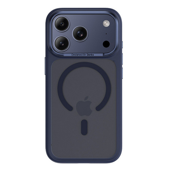 картинка Чехол силиконовый Benks Lucid Armor Case (MagSafe) для iPhone 17 Pro 6.3'', цвет синий (Blue) (C.K.JC.AP.BE.C069) от магазина КомпьютерЦентр