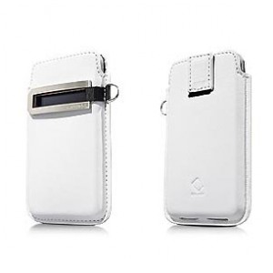 картинка Чехол Capdase Smart Pocket Callid White/Grey for iPhone 4 (SLIH4-S32G) от магазина КомпьютерЦентр