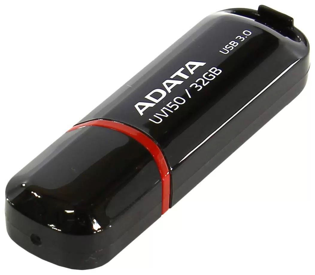 картинка USB3.0 накопитель 32Gb A-Data UV150 Black (AUV150-32G-RBK) от магазина КомпьютерЦентр