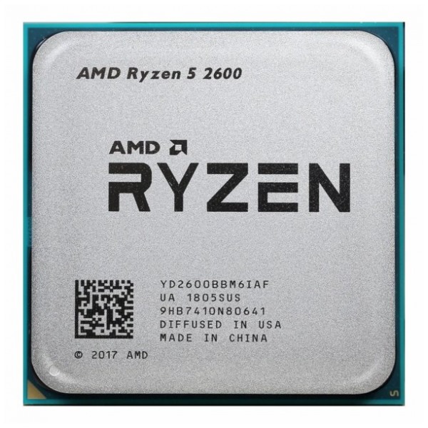 картинка Процессор AMD Ryzen 5 2600, AM4 tray (YD2600BBM6IAF) от магазина КомпьютерЦентр