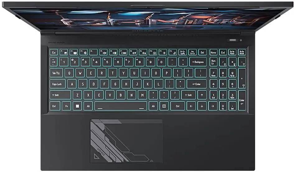 картинка Ноутбук GIGABYTE G5 KF 15.6'' (1920x1080) IPS/ 144Hz/  Core i5 12500H/ 16Gb/ SSD 512Gb/ NV RTX4060 8Gb/  Win11 Home/  Black (KF-E3KZ313SH) от магазина КомпьютерЦентр