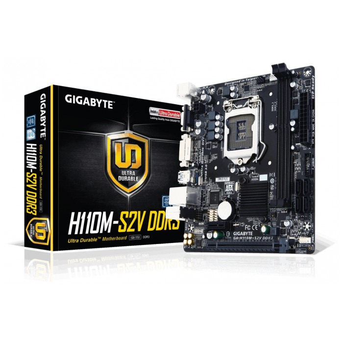картинка Материнская плата Gigabyte GA-H110M-S2V DDR3 (GA-H110M-S2V DDR3) от магазина КомпьютерЦентр