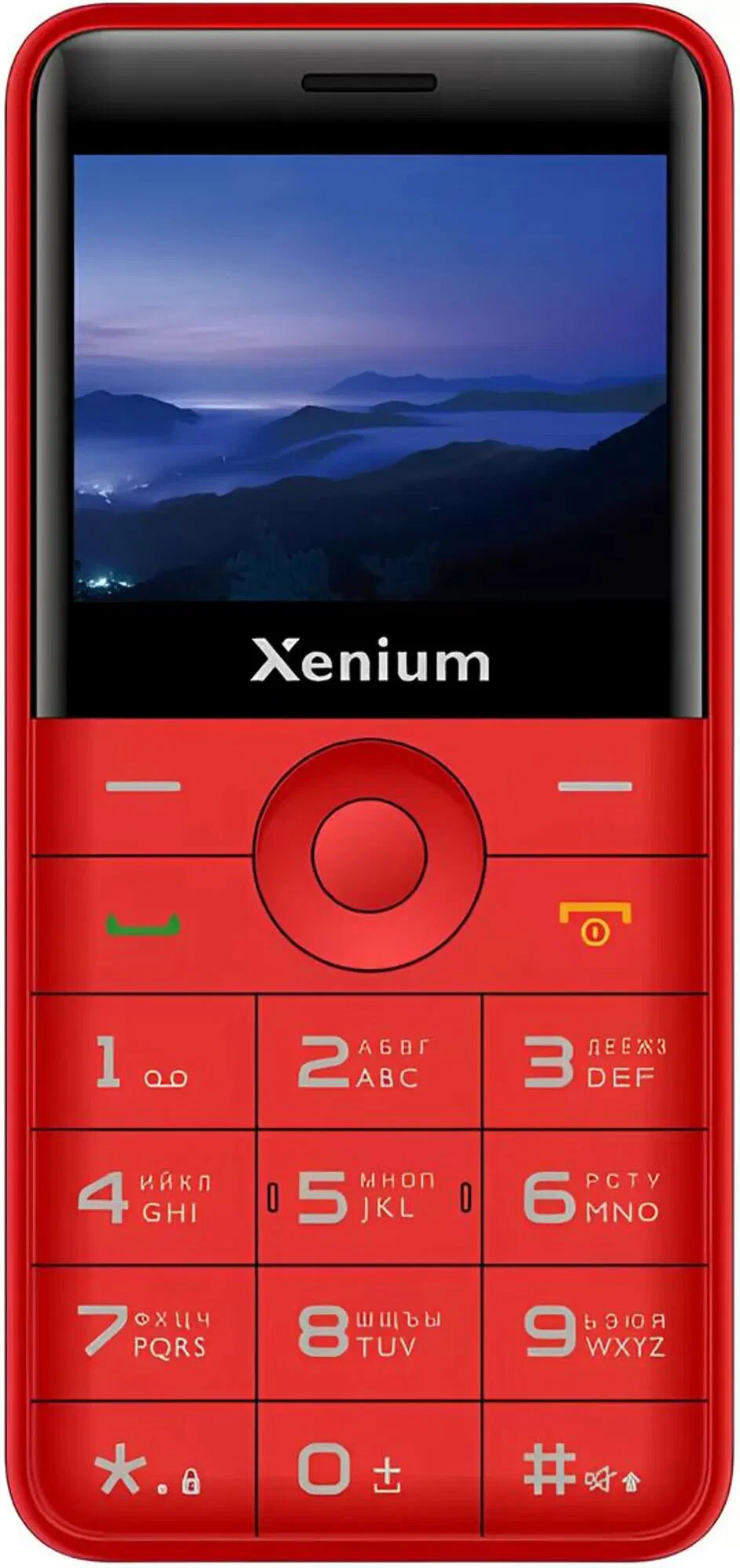 картинка Телефон мобильный Xenium X700 2.31'', Red от магазина КомпьютерЦентр