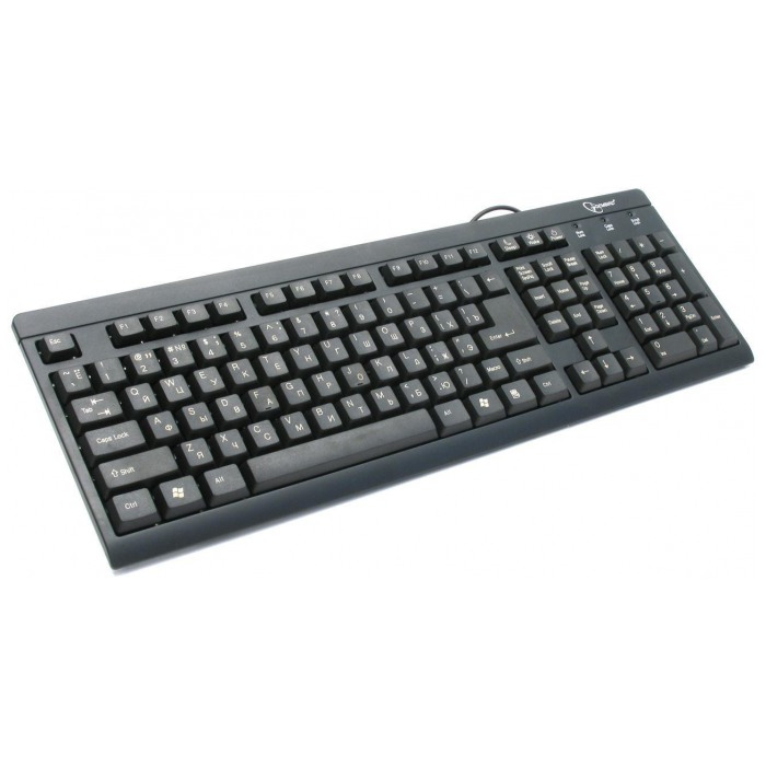 картинка Клавиатура Gembird KB-8300 Black PS/2 (KB-8300-BL-RUA) от магазина КомпьютерЦентр