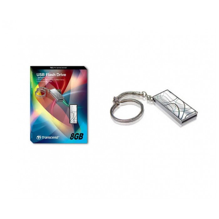 картинка Флешка USB Transcend 8Gb JetFlash V90C Silver (TS8GJFV90C) от магазина КомпьютерЦентр