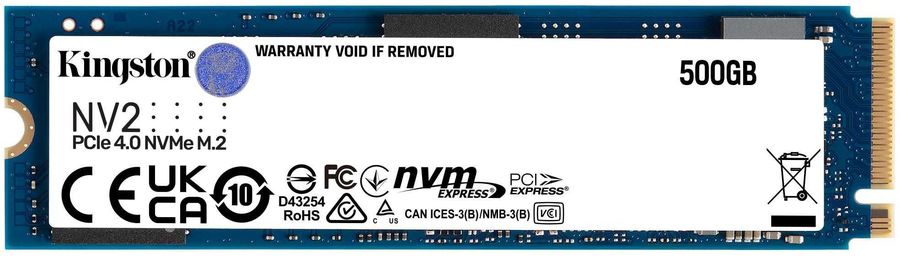 картинка SSD накопитель 500 Гб Kingston NV2 (SNV2S/ 500G) от магазина КомпьютерЦентр