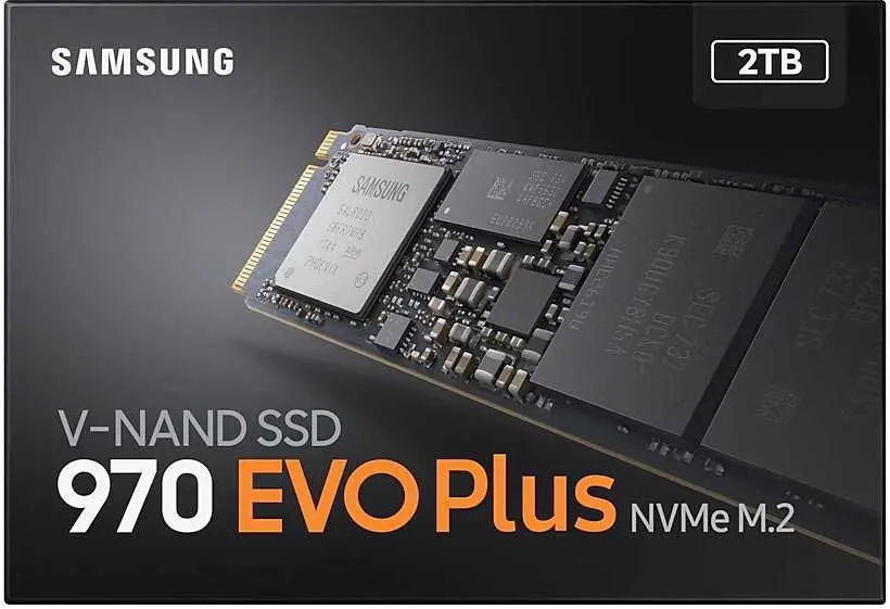 картинка SSD накопитель 2 Тб Samsung 970 EVO M.2 2280 PCI-E x4 M.2 (MZ-V7S2T0BW) от магазина КомпьютерЦентр