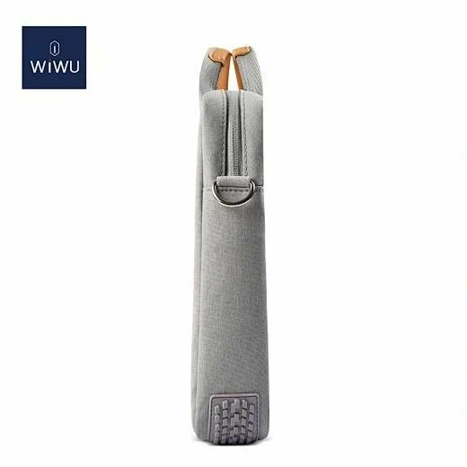 картинка Сумка для ноутбука WIWU Pioneer Handbag Pro 14'' Gray от магазина КомпьютерЦентр