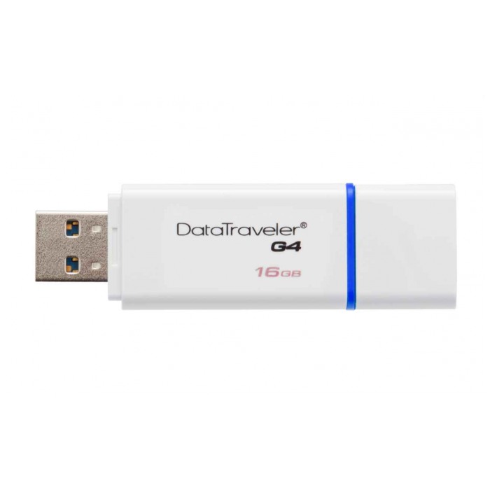 картинка Флешка USB Kingston 16Gb DTI G4 Blue USB3.0 (DTIG4/16GB) от магазина КомпьютерЦентр