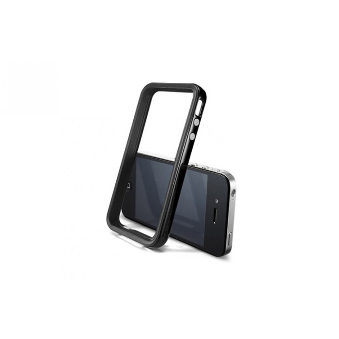 картинка Чехол SGP Case Neo Hybrid 2S Frame Part Soul Black for iPhone 4/4S (SGP08706) от магазина КомпьютерЦентр