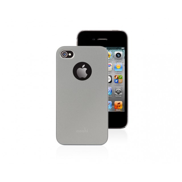 картинка Чехол Moshi iGlaze 4 Titanium for iPhone 4/4S (99MO036221) от магазина КомпьютерЦентр