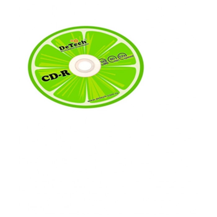 картинка Диски DeTech CD-R 700Мb 52x 50 pack Bulk от магазина КомпьютерЦентр