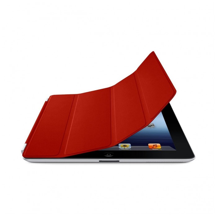 картинка Чехол Apple iPad Smart Cover Leather (Product) Red for newiPad/ iPad 2 (MD304) от магазина КомпьютерЦентр