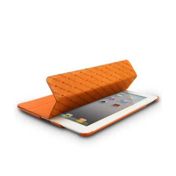картинка Чехол Melkco Leather Case Slimme Cover Dark Orange LC for iPad 2 (APIPA2LCSC1OELC) от магазина КомпьютерЦентр