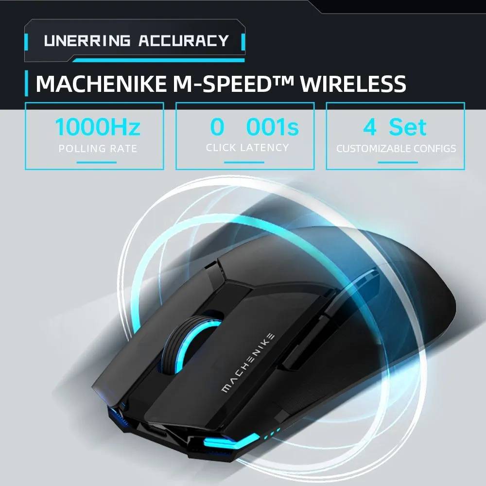 картинка Мышка проводная/ беспроводная Machenike M7 PRO black от магазина КомпьютерЦентр