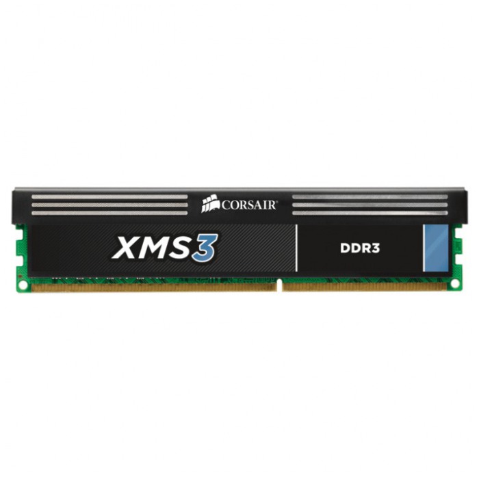 картинка Оперативная память Corsair DIMM DDR3 8Gb 1333MHz PC3-10600 XMS3 (CMX8GX3M1A1333C9) от магазина КомпьютерЦентр