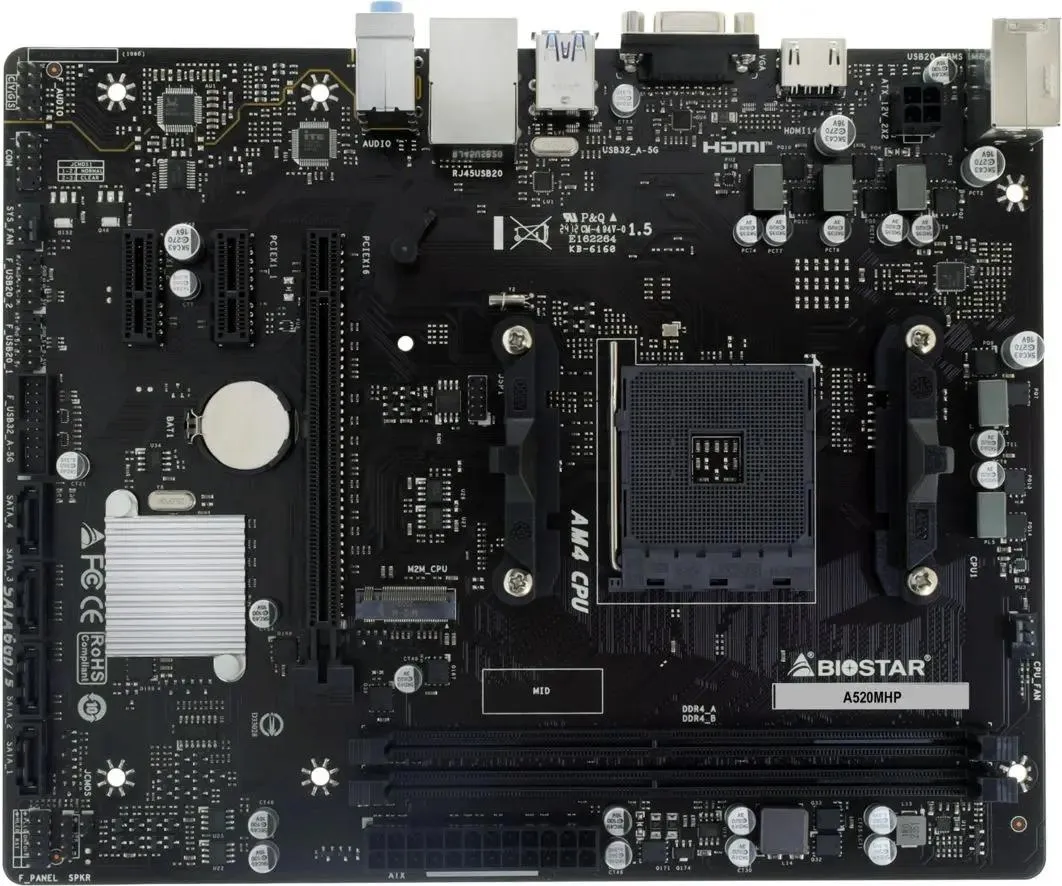 картинка Материнская плата Biostar A520MHP Soc-AM4 AMD A520 2xDDR4 mATX от магазина КомпьютерЦентр