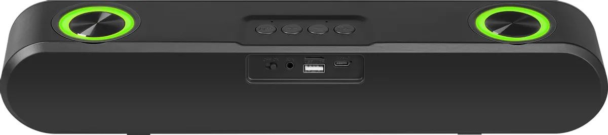 картинка Bluetooth колонка-саундбар Defender Z9 16W Bt 5.3, AUX-аудиовход, USB Type-A, USB Type-C, черный от магазина КомпьютерЦентр