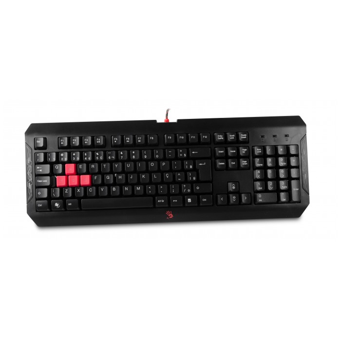 картинка Клавиатура A4tech Bloody Q100 Multimedia Gamer LED Black USB (Q100 USB) от магазина КомпьютерЦентр