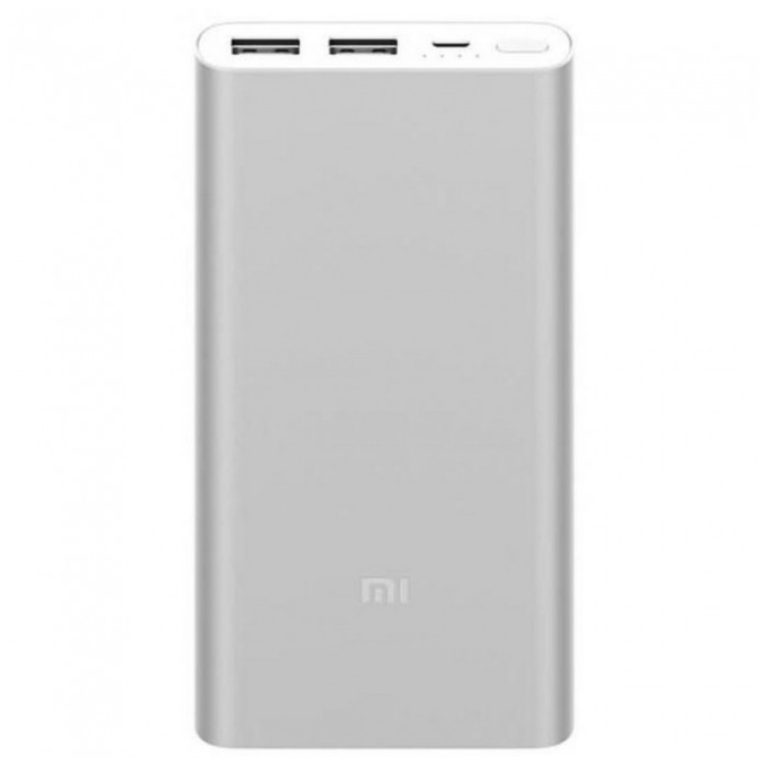 картинка Аккумулятор внешний Xiaomi Mi Power bank 2, 10000 mAh, Silver, USB, Micro-USB (VXN4228CN) от магазина КомпьютерЦентр