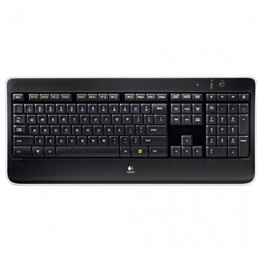 картинка Клавиатура Logitech Illuminated Keyboard K800 Wireless Black (920-002395) от магазина КомпьютерЦентр