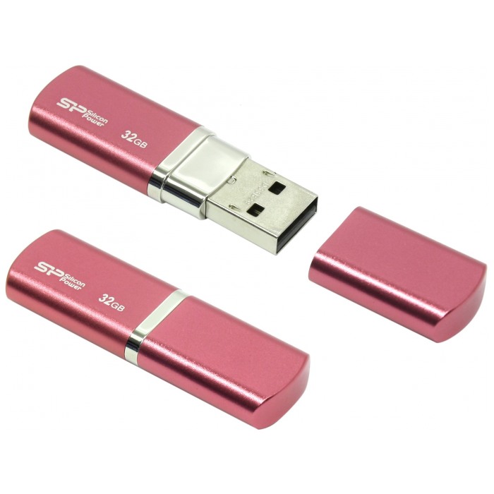 картинка Флешка USB SiliconPower 32Gb LuxMini 720 Pink (SP032GBUF2720V1H) от магазина КомпьютерЦентр