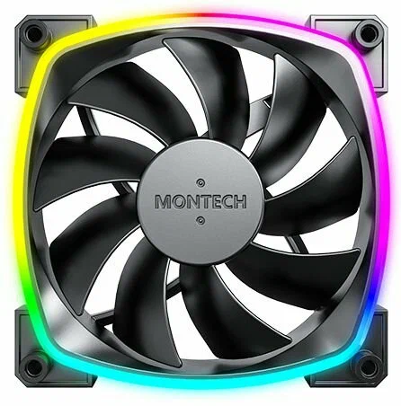 картинка Вентилятор Montech AX 120 PWM Black от магазина КомпьютерЦентр