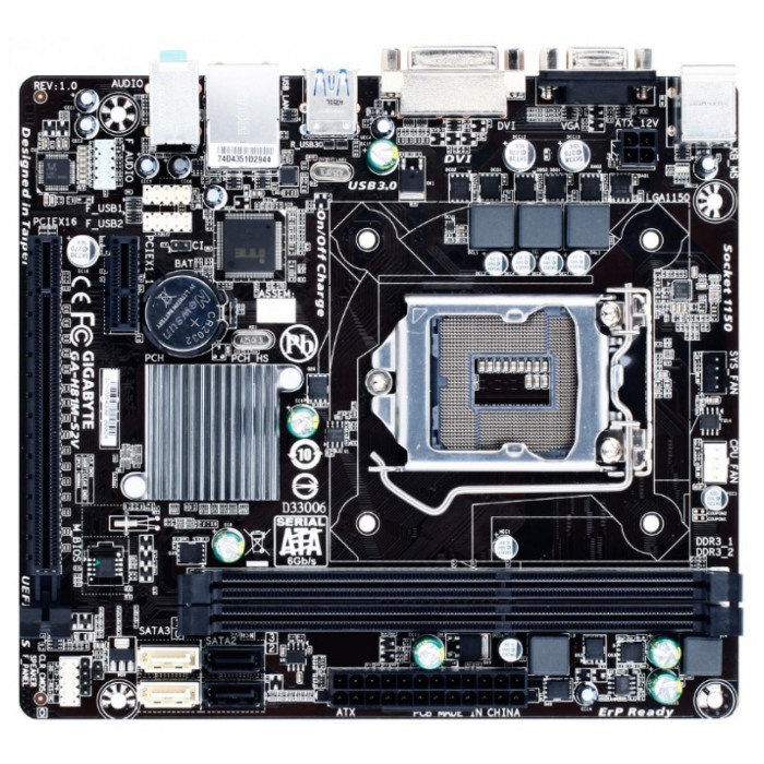 картинка Материнская плата Gigabyte GA-H81M-S2V (GA-H81M-S2V) от магазина КомпьютерЦентр