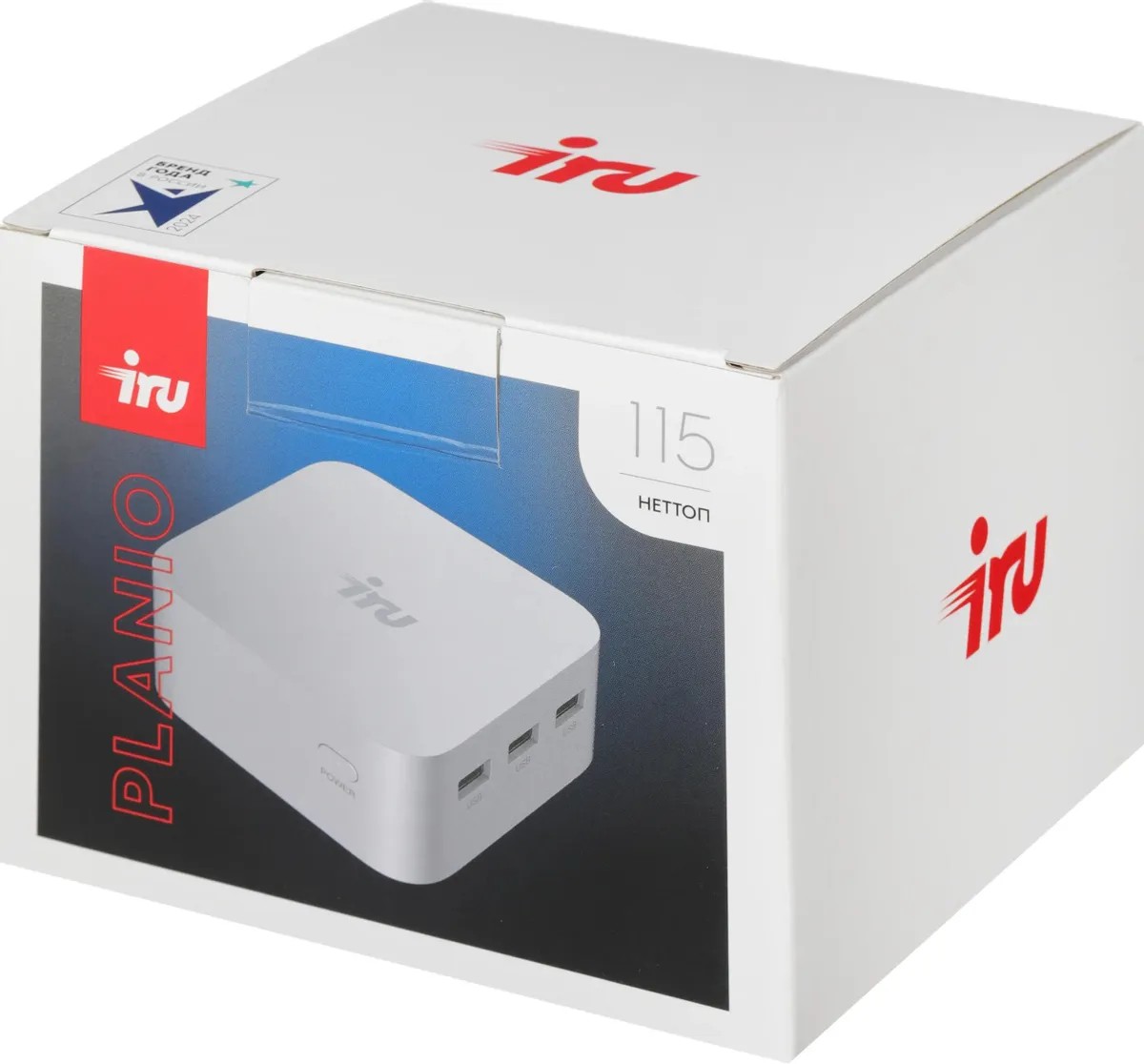 картинка Неттоп IRU Planio 115 N100/  16Gb/  SSD 512Gb UHDG/  noOS/  серебристый (2099138) от магазина КомпьютерЦентр