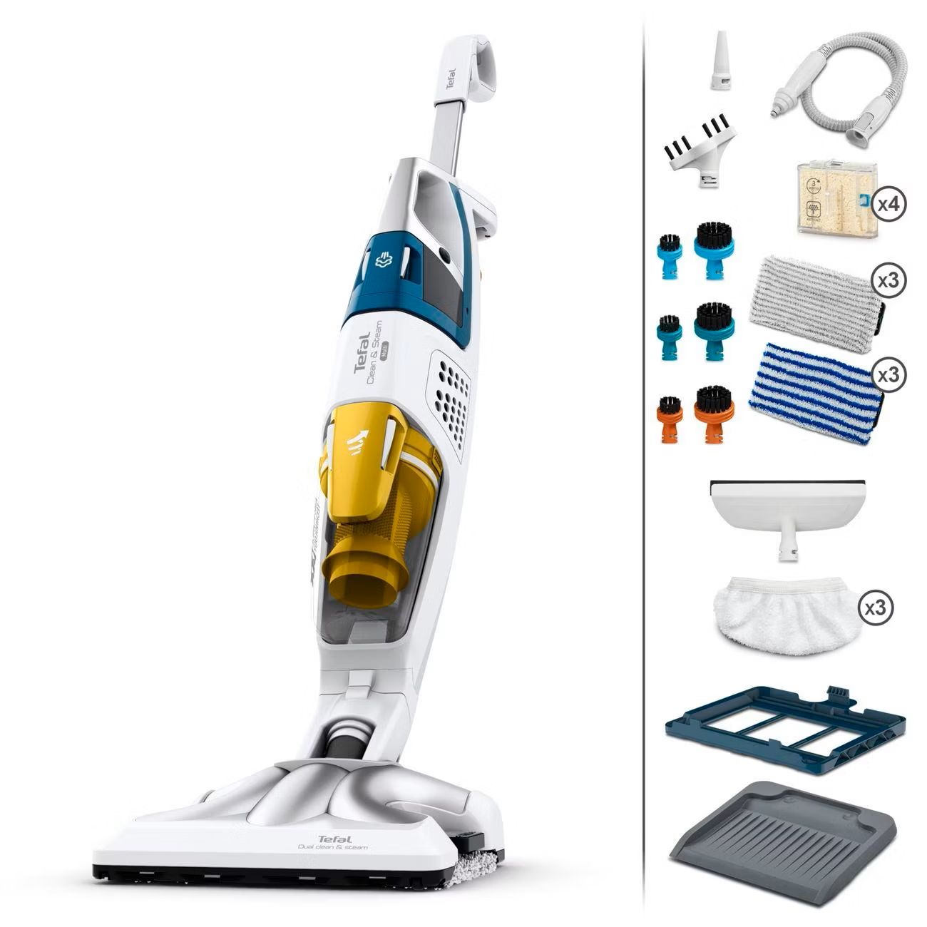 картинка Паровой пылесос Tefal Clean & Steam Multi VP8561RH от магазина КомпьютерЦентр