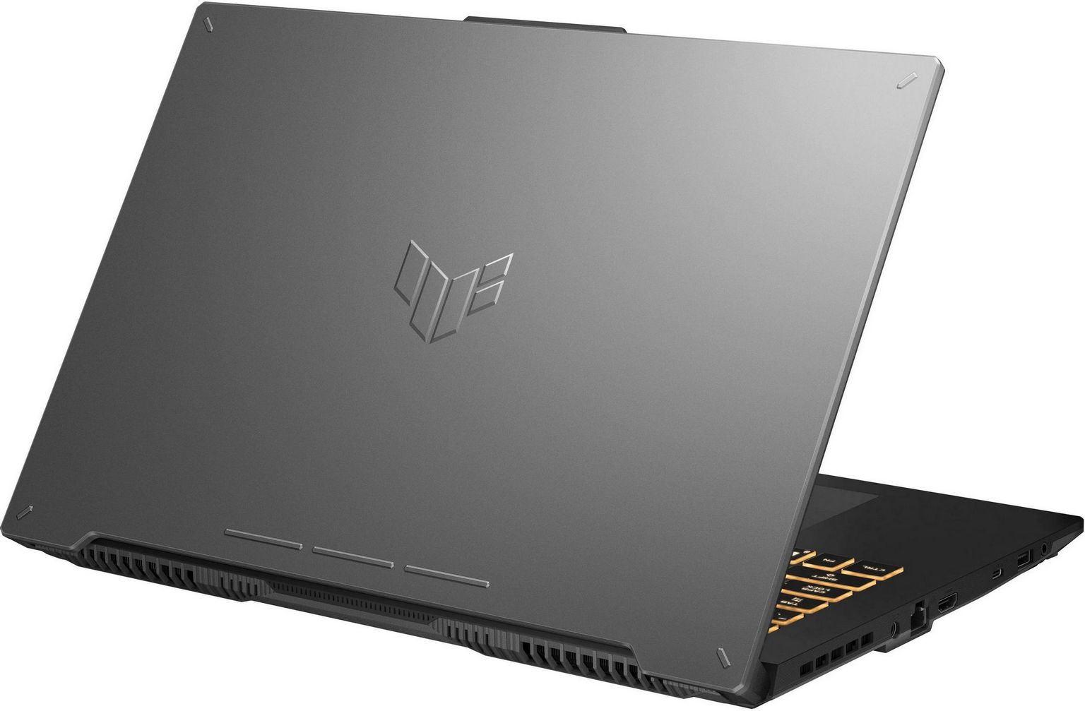 картинка Ноутбук ASUS TUF Gaming FX707VJB-HX098, 17.3'', IPS, FHD, Core 5 210H, 16ГБ, 512ГБ SSD, NVIDIA GeForce RTX 3050, DOS, Mecha Gray от магазина КомпьютерЦентр