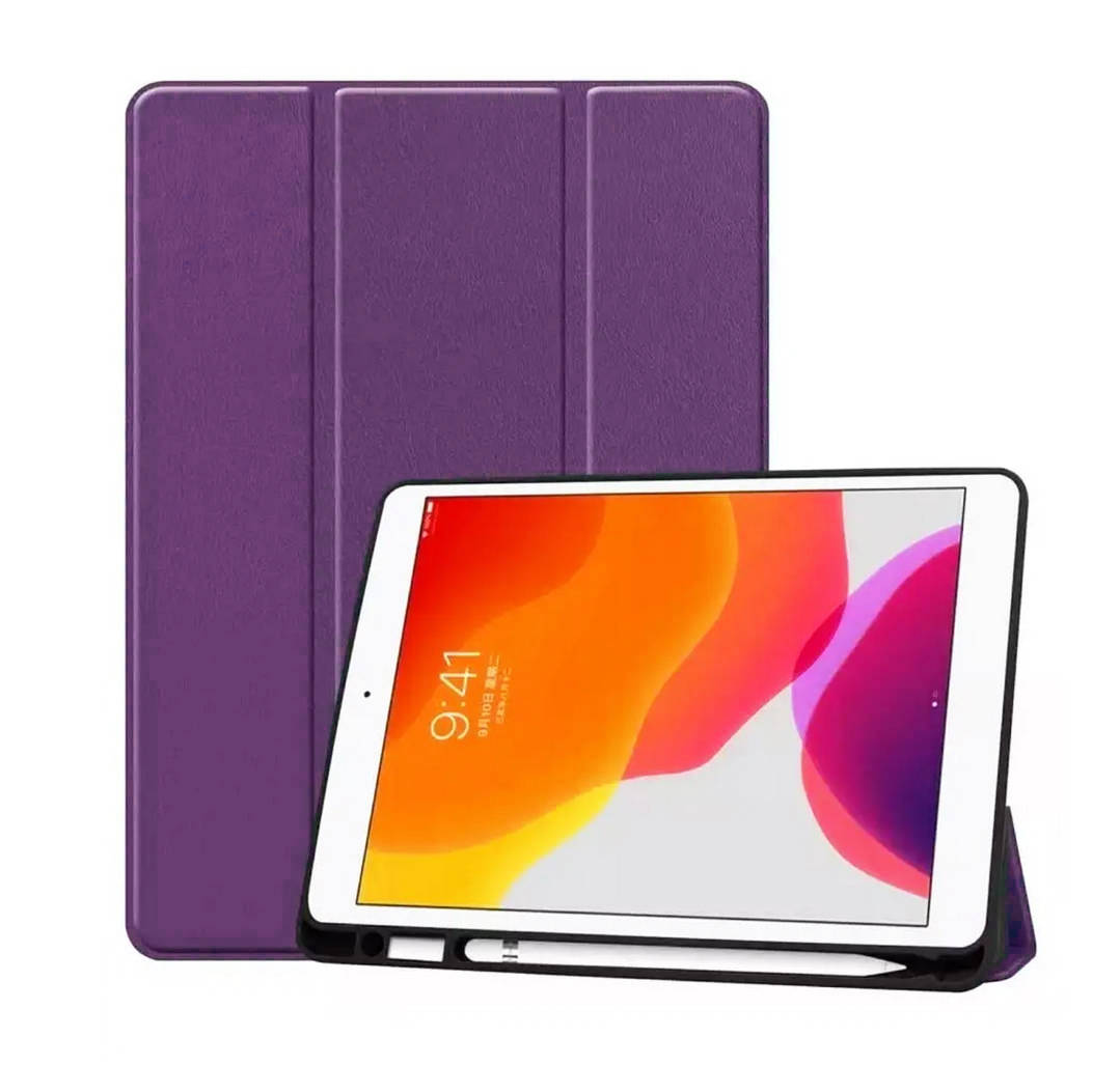 картинка Чехол Apple Smart Case Leather witch Pen for iPad 10.2'' Plum от магазина КомпьютерЦентр