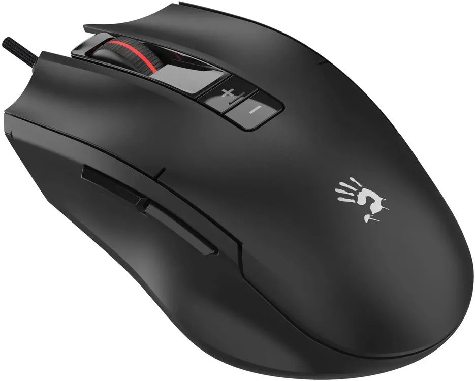 картинка Мышка A4Tech Bloody ES8 черный оптич. 6000dpi USB 7but (ES8 STONE BLACK) от магазина КомпьютерЦентр
