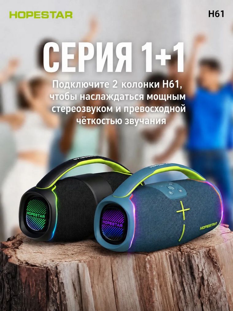 картинка Колонки HOPESTAR H61 (50w) Black от магазина КомпьютерЦентр