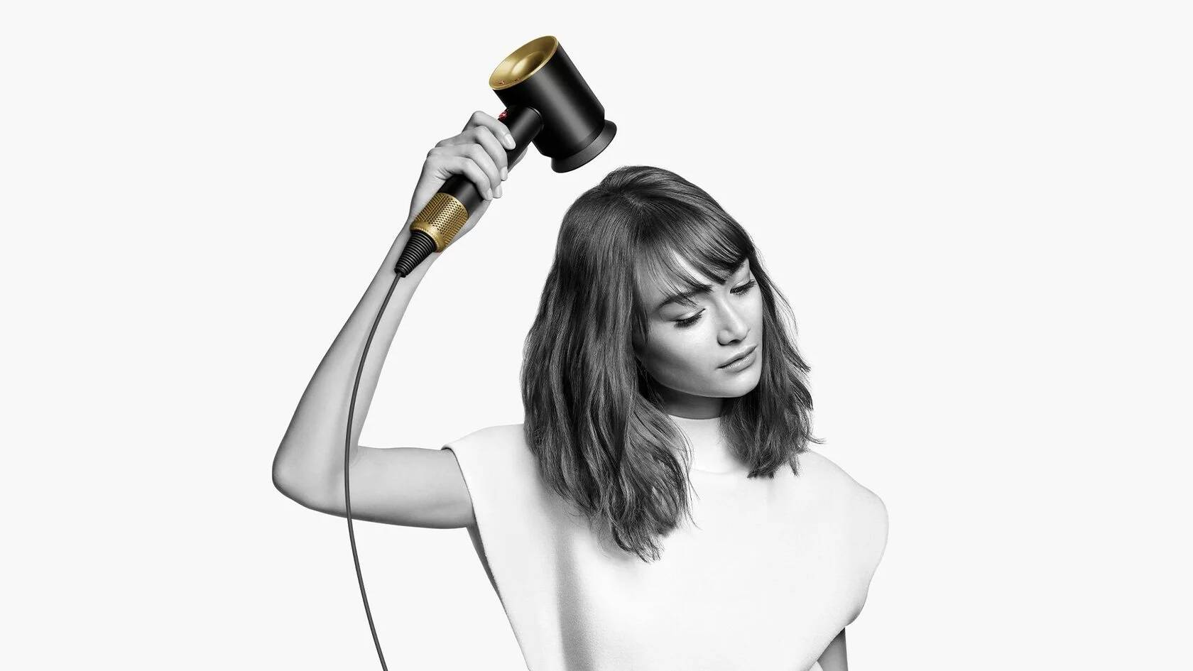 картинка Фен для волос Dyson Supersonic HD15 Gold/ Onyx от магазина КомпьютерЦентр