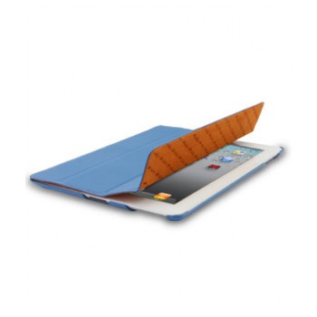 картинка Чехол Melkco Leather Case Slimme Cover Blue LC for iPad 2 (APIPA2LCSC1BELC) от магазина КомпьютерЦентр
