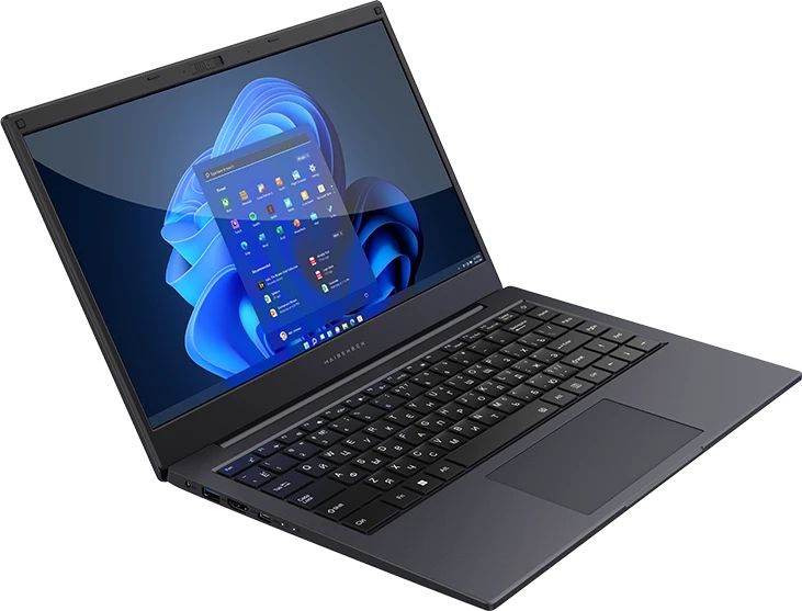 картинка Ноутбук Maibenben Smart S14A-iN10UM 14''(1920x1080 IPS/  N100 /  8Gb/  PCISSD 256Gb/  Intel UHD Graphics/  Cam/ BT / WiFi/  Linux темно синий от магазина КомпьютерЦентр
