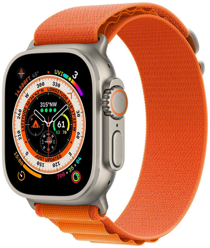 картинка Ремешок Alpine Loop для Apple Watch 42/ 44/ 45/ 49mm, Orange от магазина КомпьютерЦентр