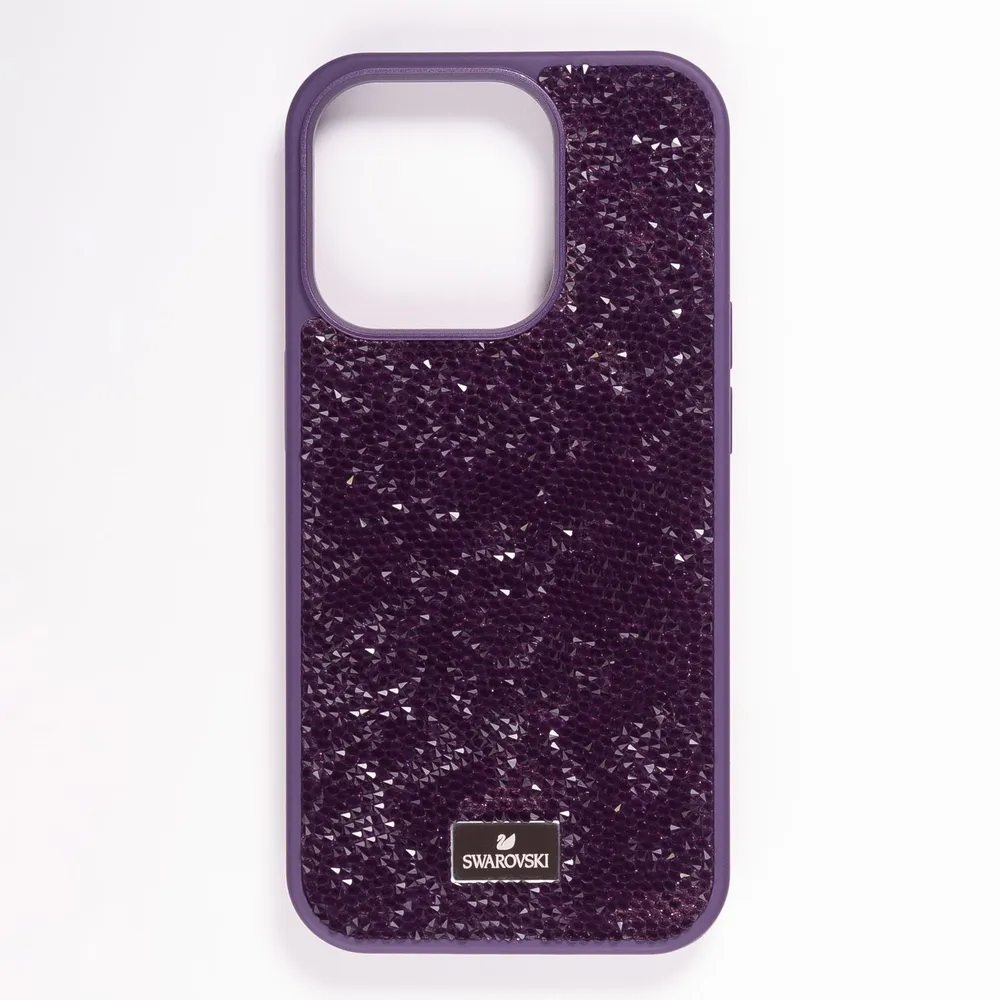 картинка Чехол Swarovski для iphone 15 Фиолетовый от магазина КомпьютерЦентр