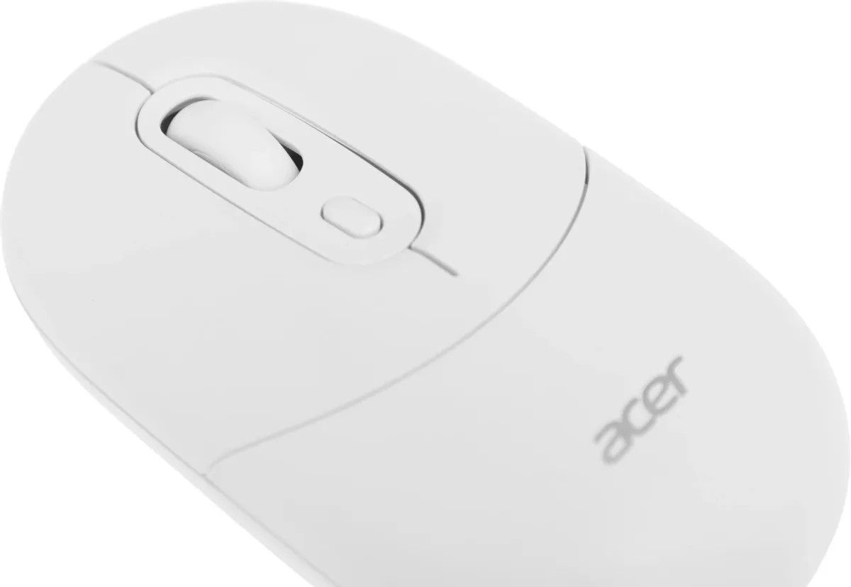 картинка Мышка Acer OMR301 беспроводная, белый (ZL.MCECC.01U) от магазина КомпьютерЦентр