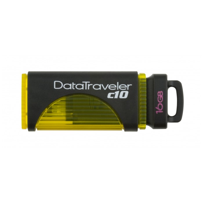 картинка Флешка USB Kingston 16Gb DTC10 Yellow (DTC10/16Gb) от магазина КомпьютерЦентр