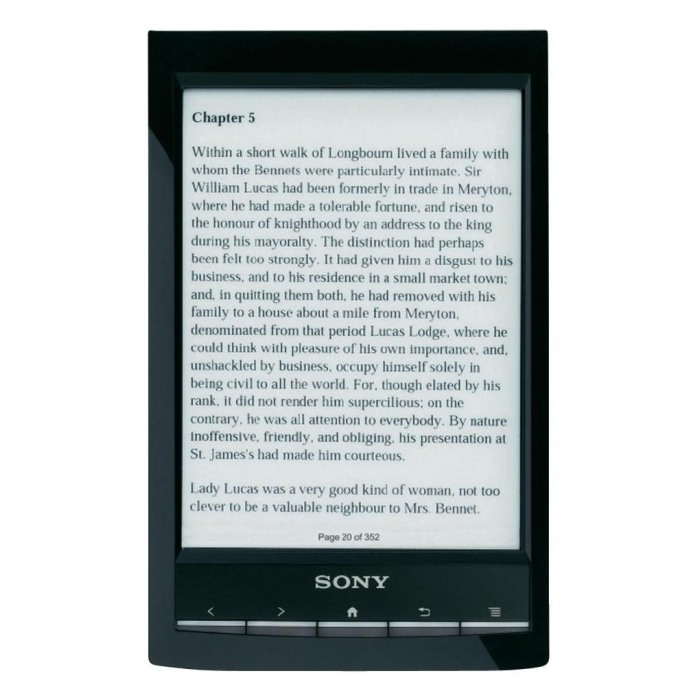 картинка Электронная книга Sony PRS-T1 Black (PRS-T1/BC) от магазина КомпьютерЦентр