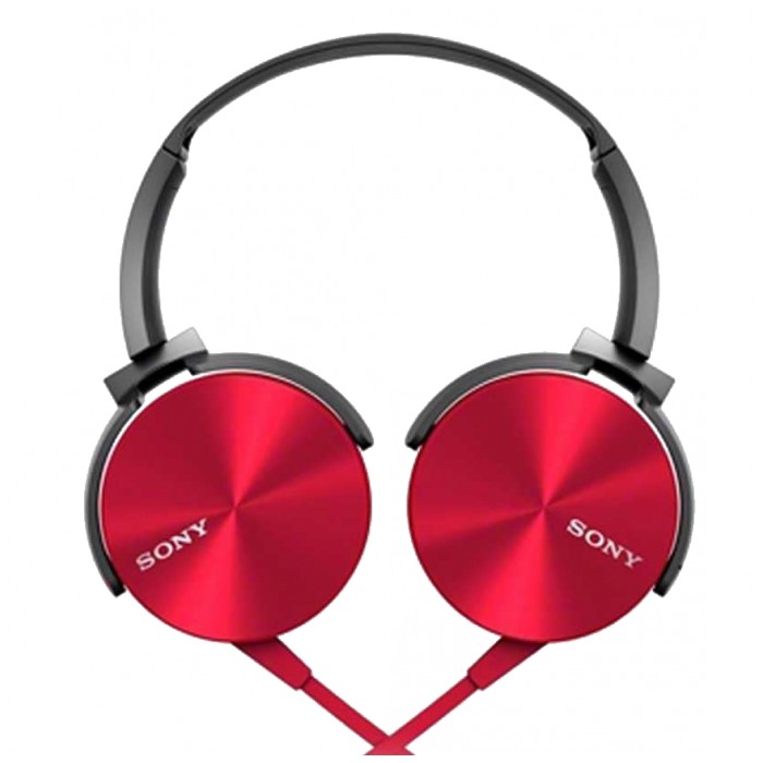 картинка Наушники Sony MDR-XB450AP Red (MDRXB450APR.E) от магазина КомпьютерЦентр