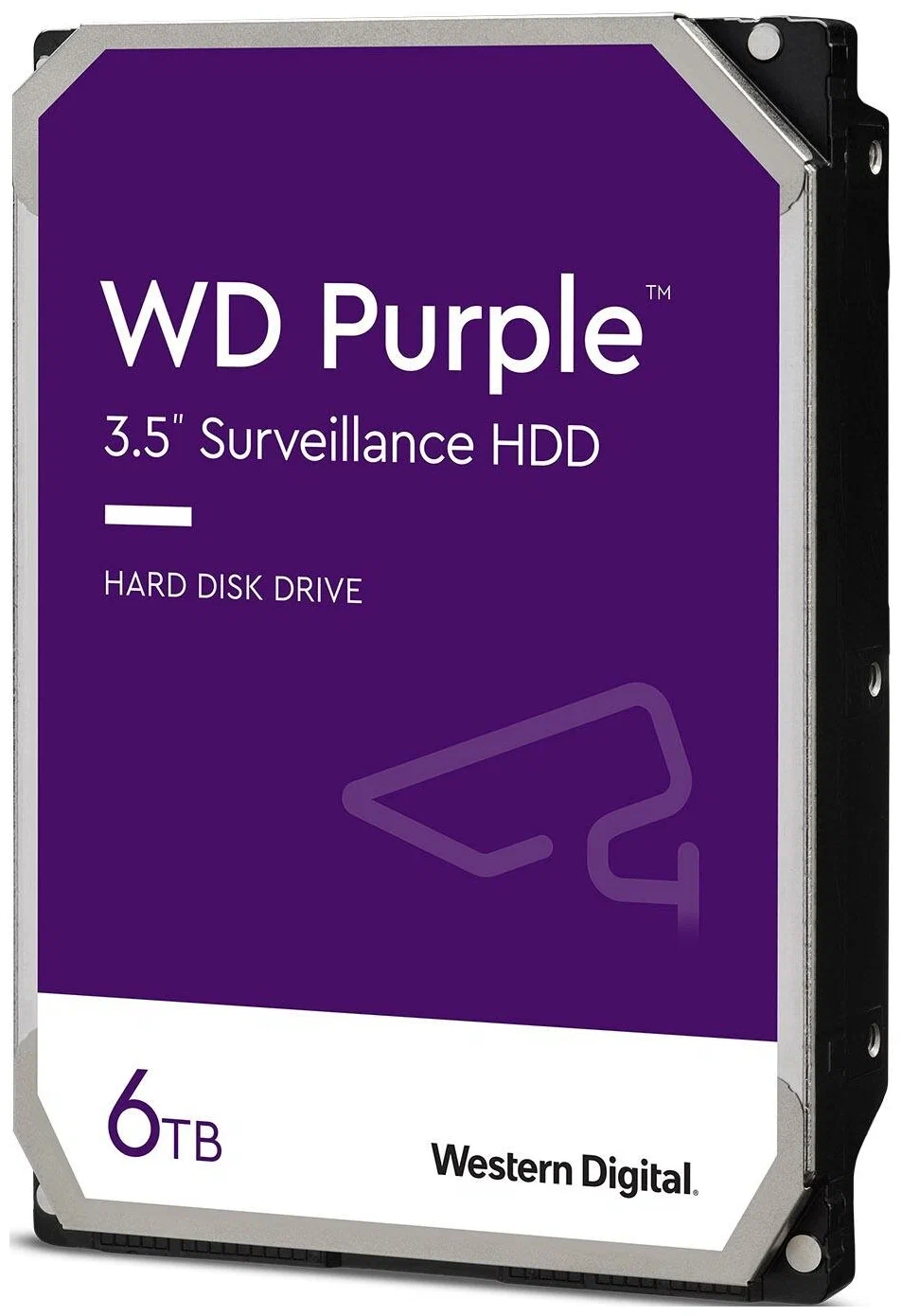 картинка HDD 6.0Tb WD 3.5'' Purple SATAIII 5400 rpm; 256 Mb cache; WD63PURZ от магазина КомпьютерЦентр