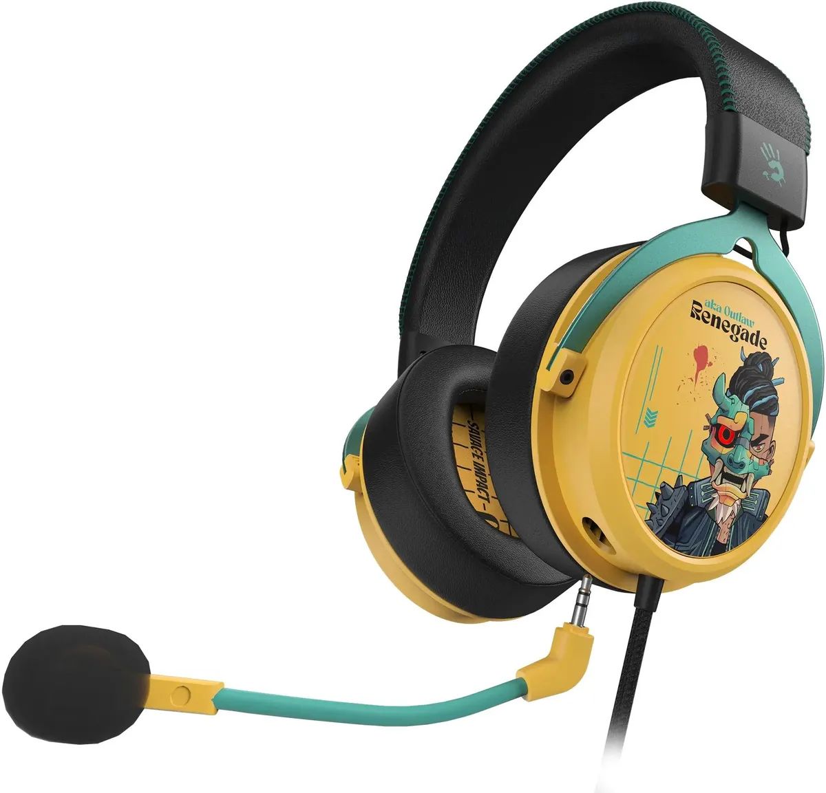 картинка Игровая гарнитура A4Tech Bloody M595 2024, желтый от магазина КомпьютерЦентр