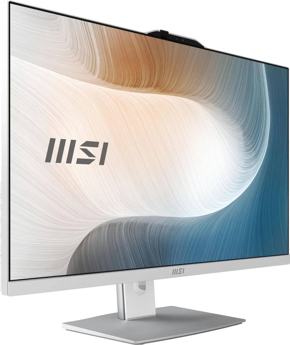 картинка Моноблок MSI Modern AM272P 1M-677XRU, 27'' FHD, Core 3 100U, 8ГБ, 512ГБ SSD, Intel Graphics, noOS, White (9S6-AF8232-677) от магазина КомпьютерЦентр